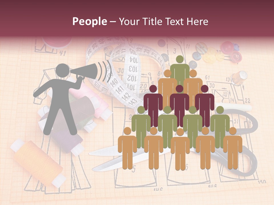 Bobbin Fiber Thread PowerPoint Template