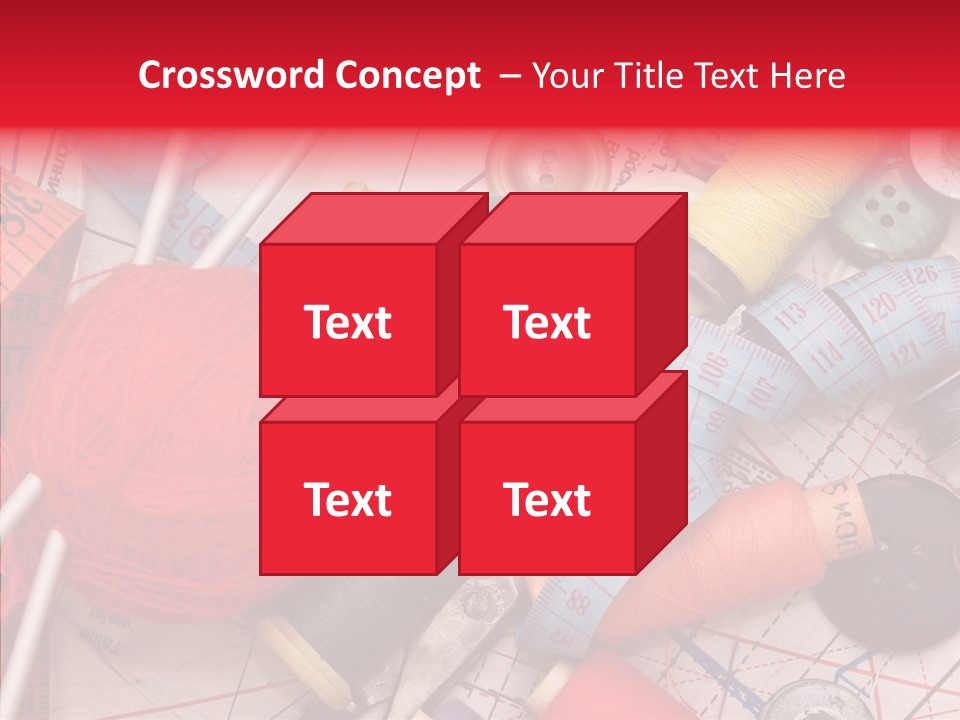 Thread Work Art PowerPoint Template