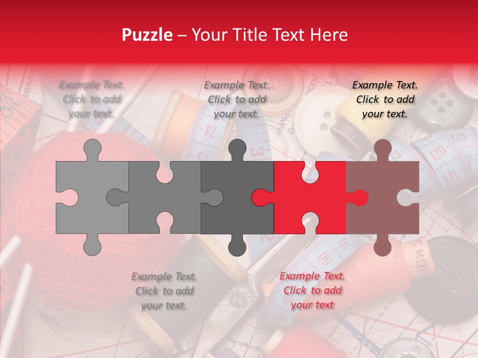 Thread Work Art PowerPoint Template