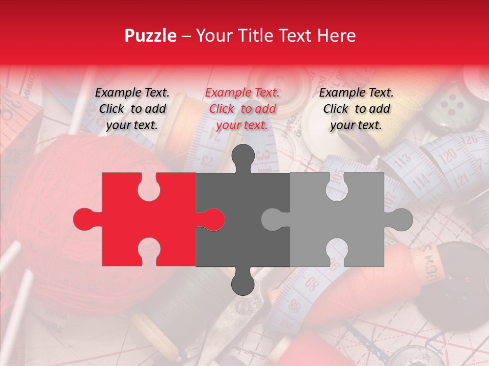 Thread Work Art PowerPoint Template