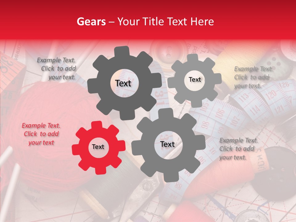 Thread Work Art PowerPoint Template