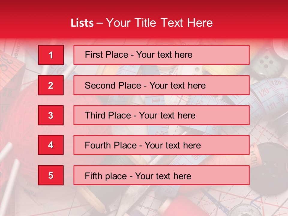 Thread Work Art PowerPoint Template