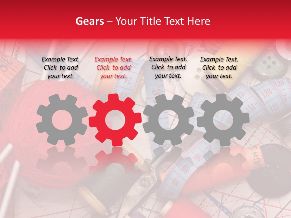 Thread Work Art PowerPoint Template