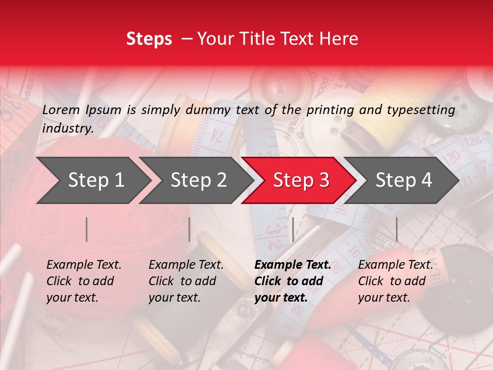 Thread Work Art PowerPoint Template