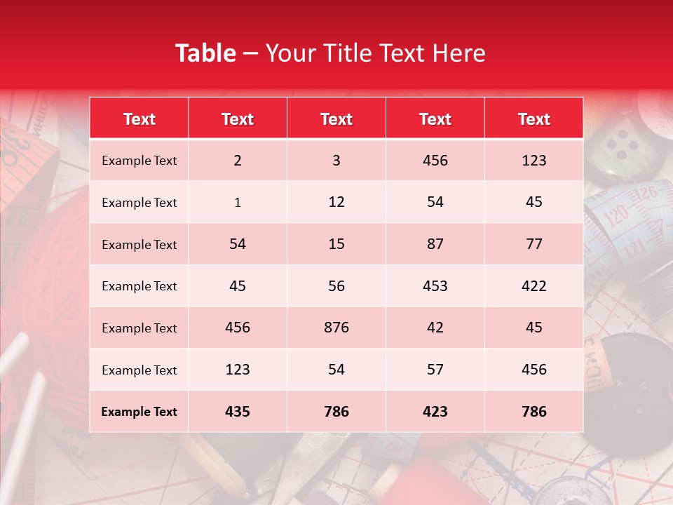 Thread Work Art PowerPoint Template
