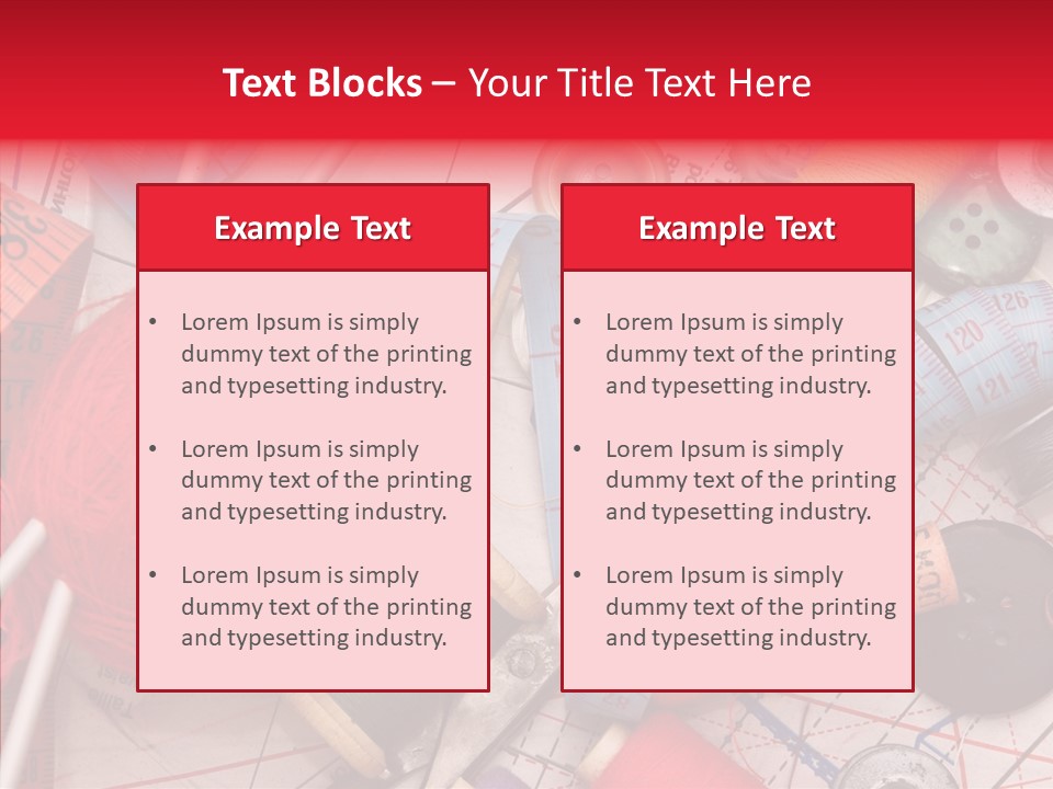 Thread Work Art PowerPoint Template