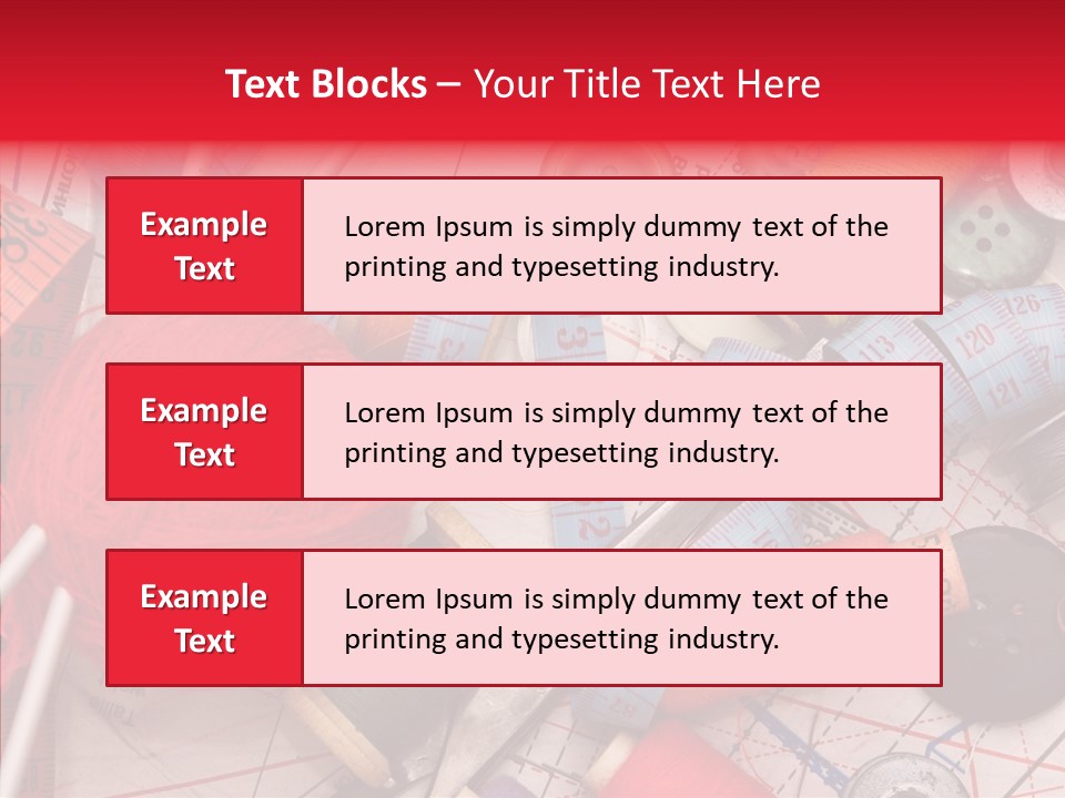 Thread Work Art PowerPoint Template