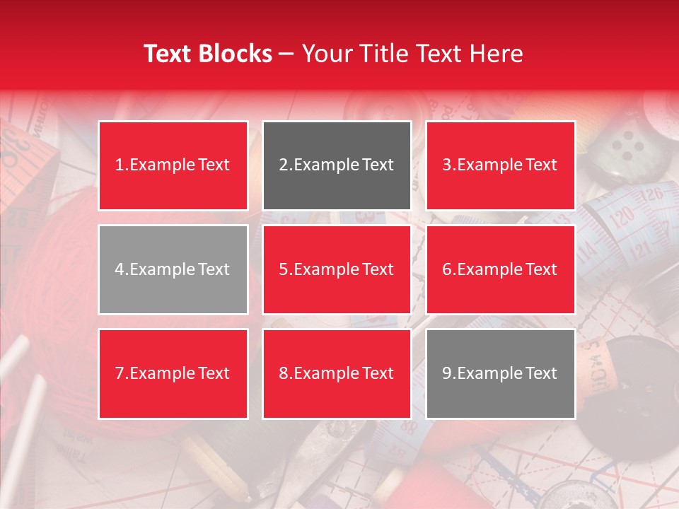 Thread Work Art PowerPoint Template