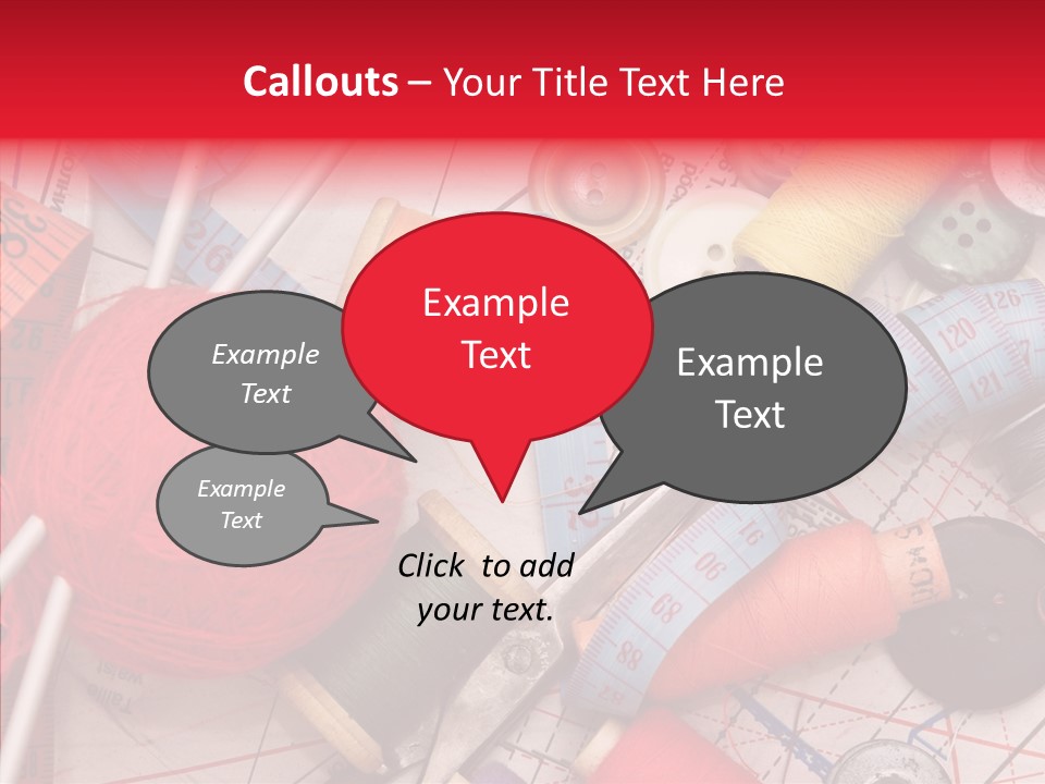 Thread Work Art PowerPoint Template