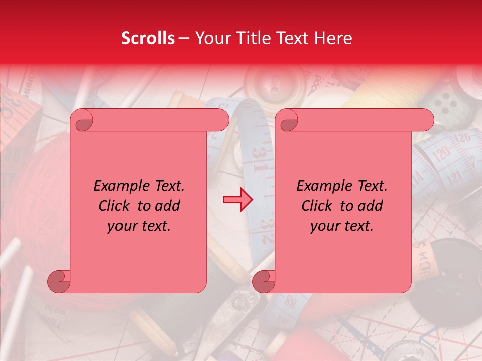 Thread Work Art PowerPoint Template