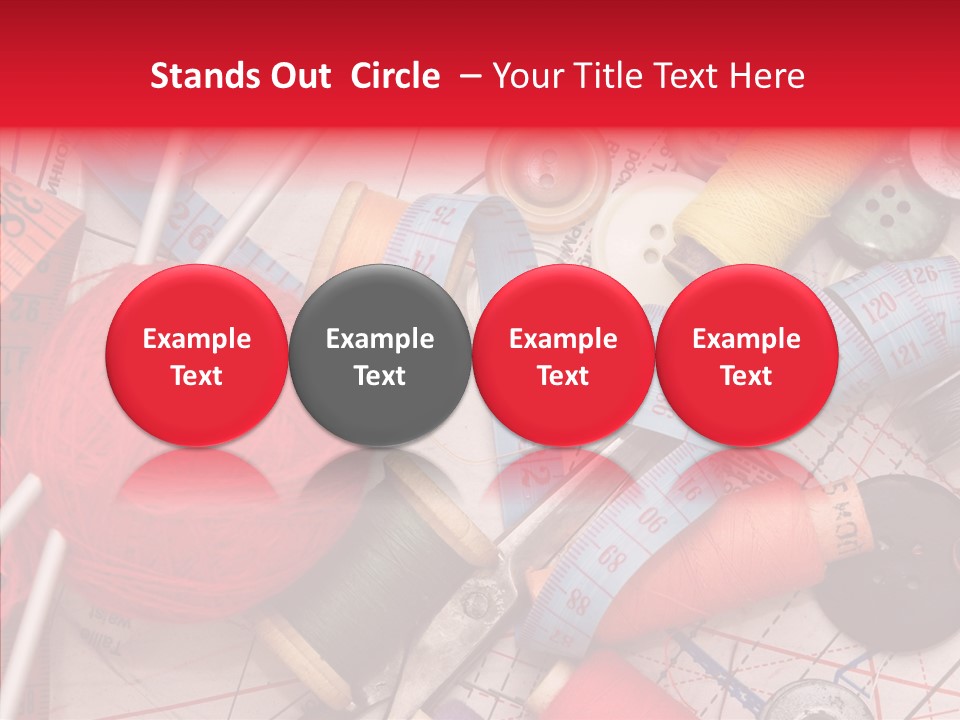 Thread Work Art PowerPoint Template