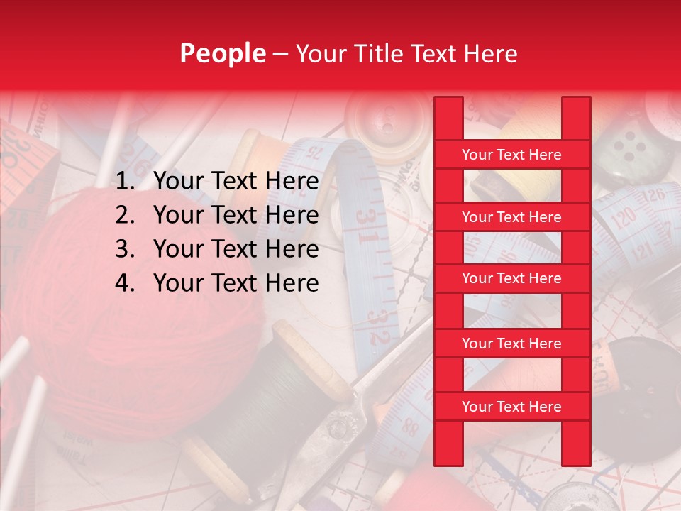 Thread Work Art PowerPoint Template