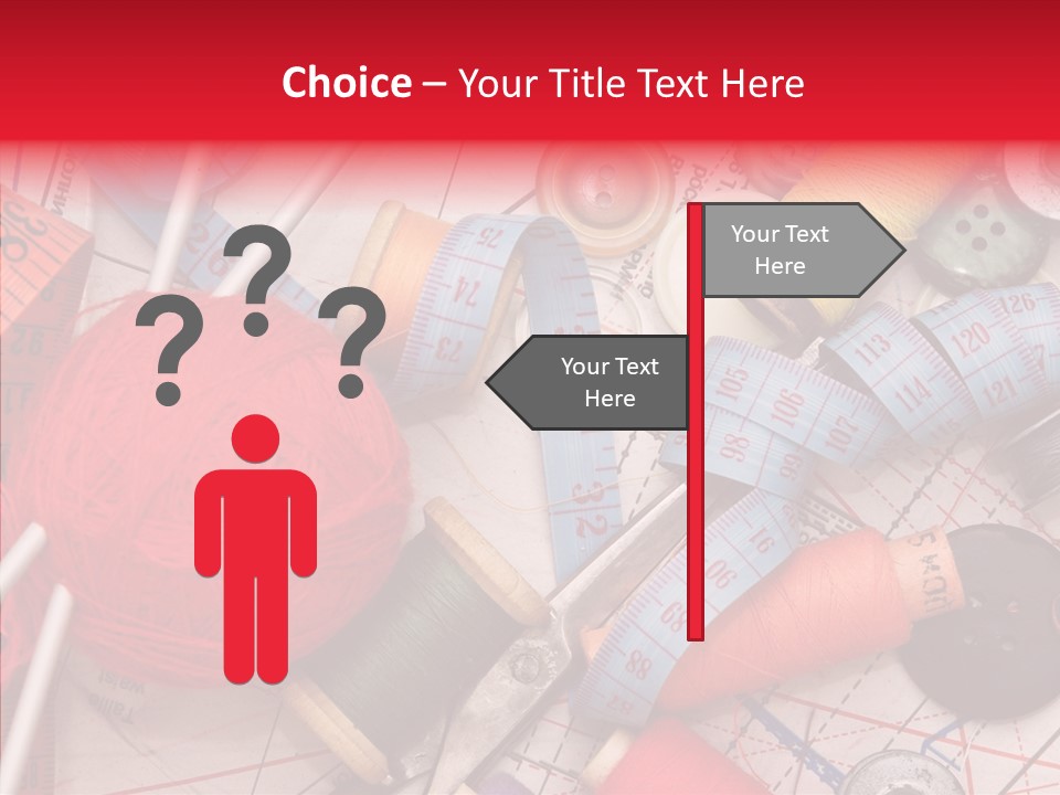 Thread Work Art PowerPoint Template