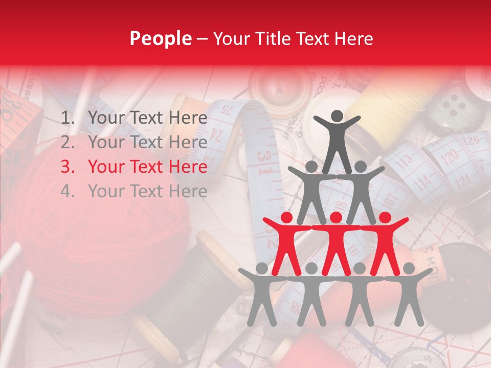 Thread Work Art PowerPoint Template