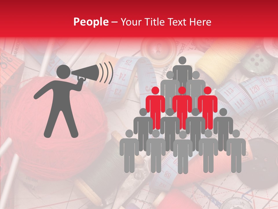 Thread Work Art PowerPoint Template