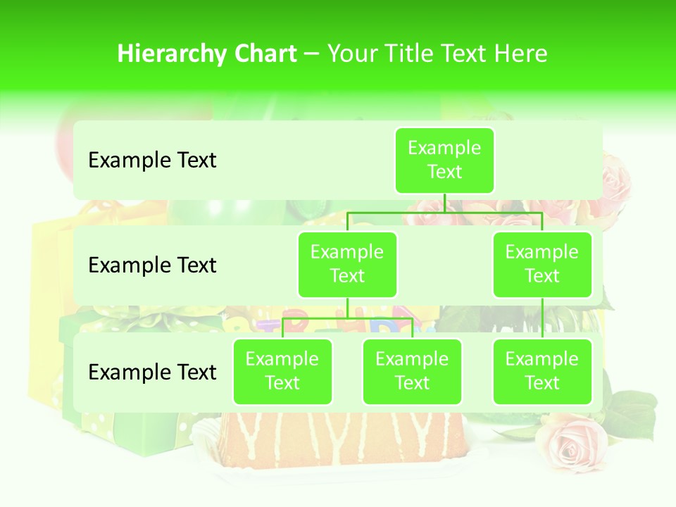 Ribbon Congratulations Green PowerPoint Template