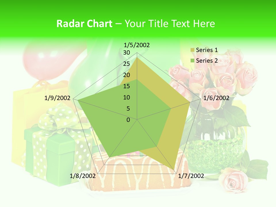 Ribbon Congratulations Green PowerPoint Template