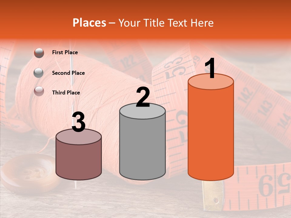 Vintage Old Button PowerPoint Template