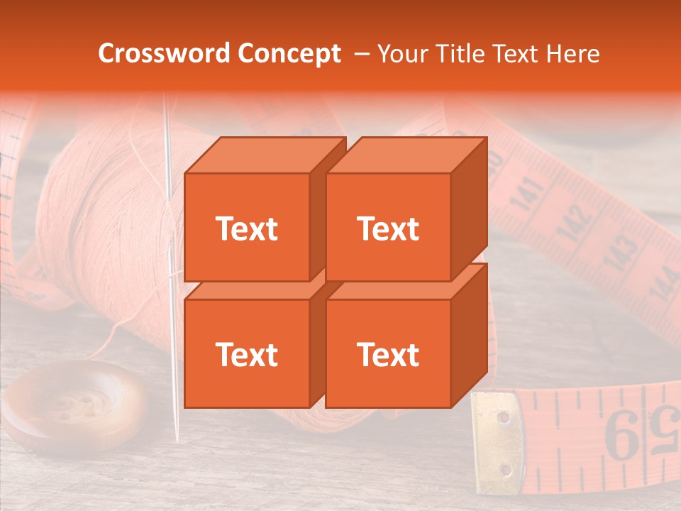 Vintage Old Button PowerPoint Template