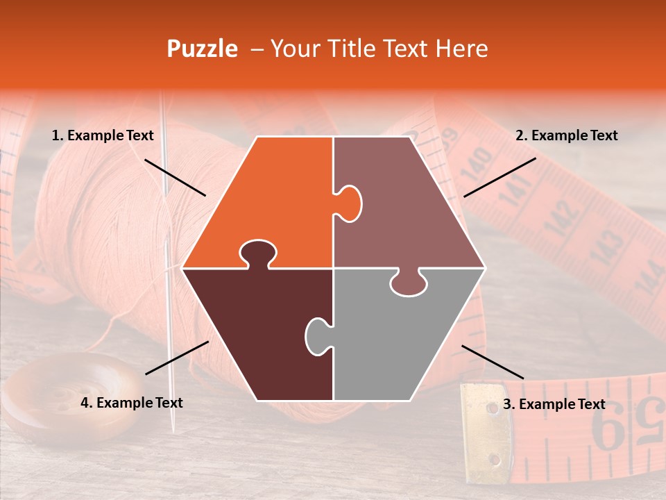 Vintage Old Button PowerPoint Template