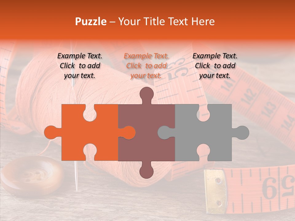 Vintage Old Button PowerPoint Template