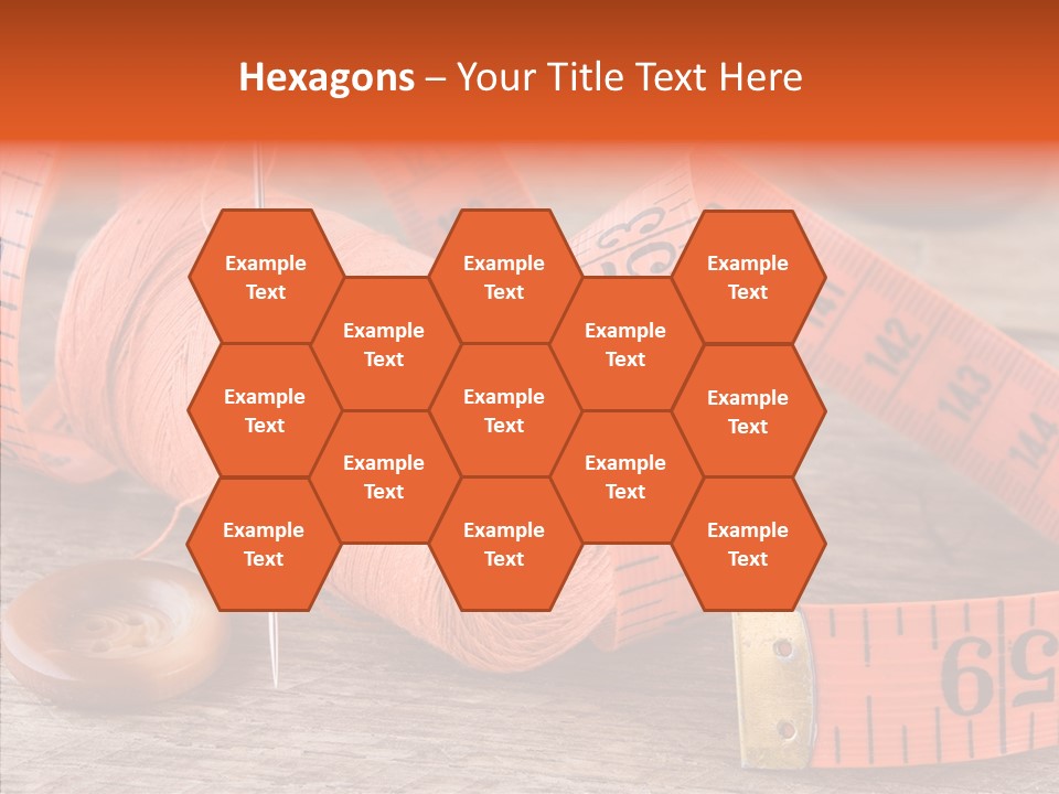 Vintage Old Button PowerPoint Template