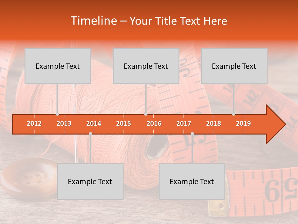 Vintage Old Button PowerPoint Template