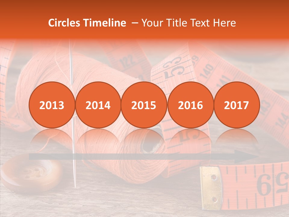 Vintage Old Button PowerPoint Template