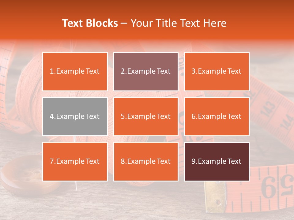 Vintage Old Button PowerPoint Template