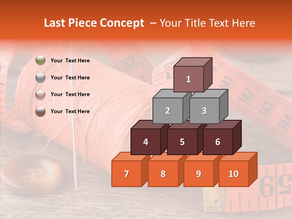 Vintage Old Button PowerPoint Template