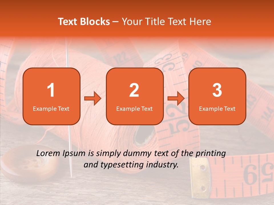 Vintage Old Button PowerPoint Template