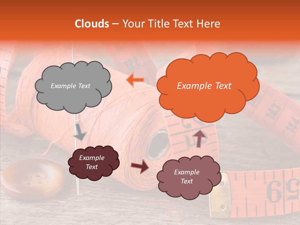 Vintage Old Button PowerPoint Template