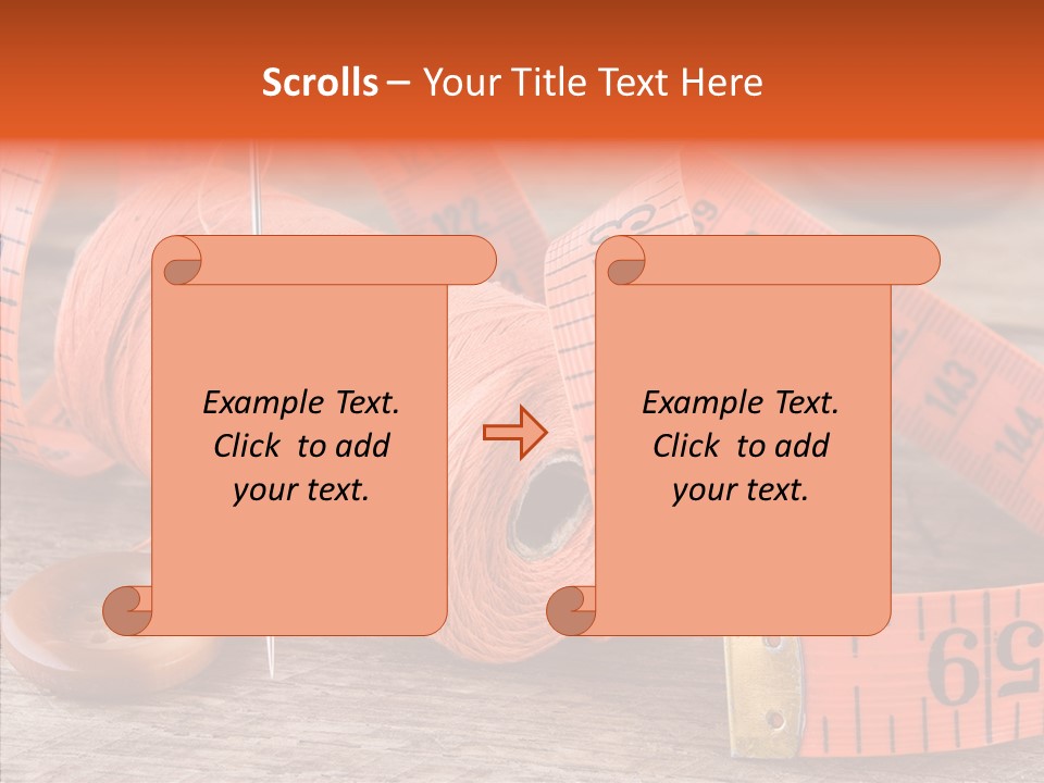Vintage Old Button PowerPoint Template