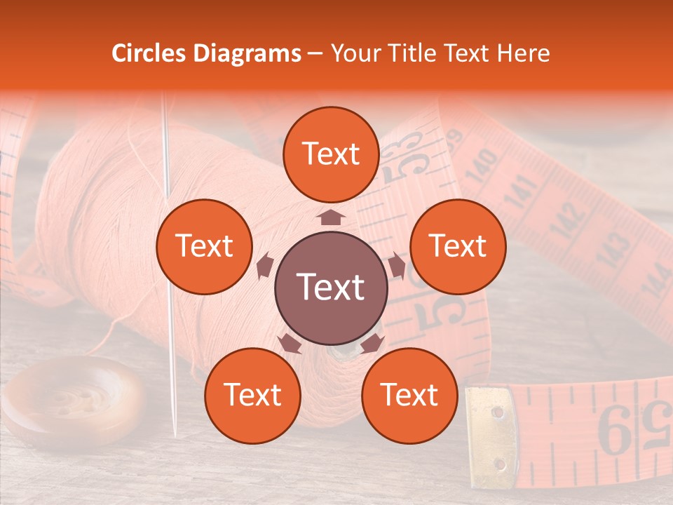 Vintage Old Button PowerPoint Template