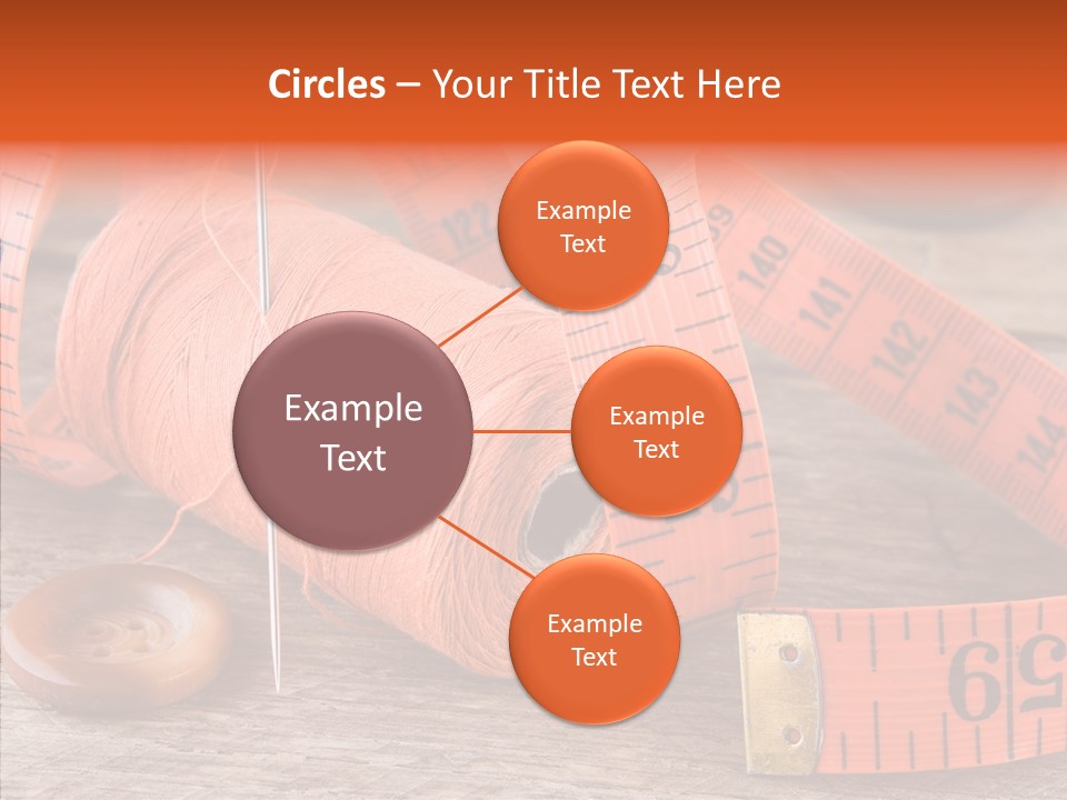 Vintage Old Button PowerPoint Template