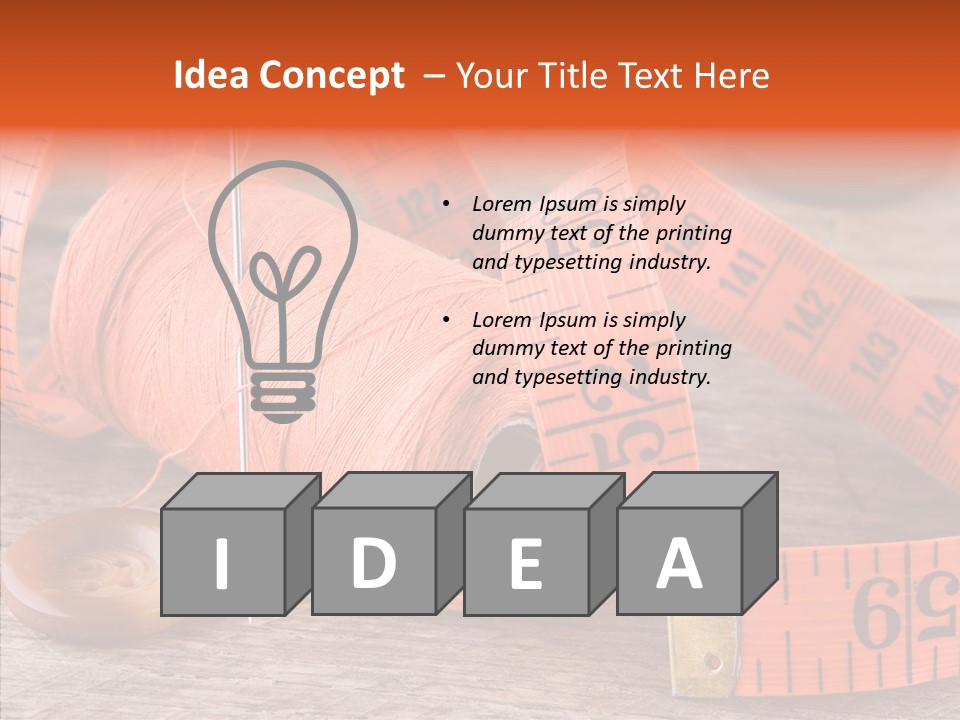 Vintage Old Button PowerPoint Template