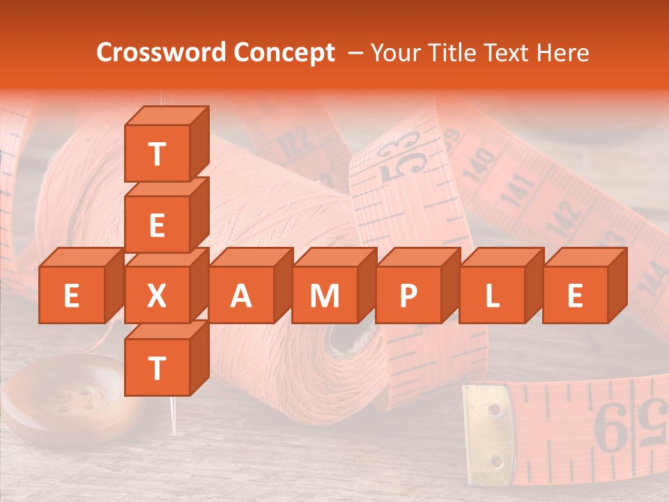 Vintage Old Button PowerPoint Template