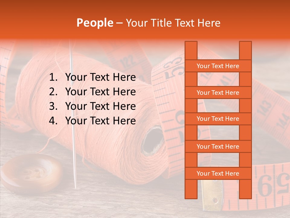 Vintage Old Button PowerPoint Template