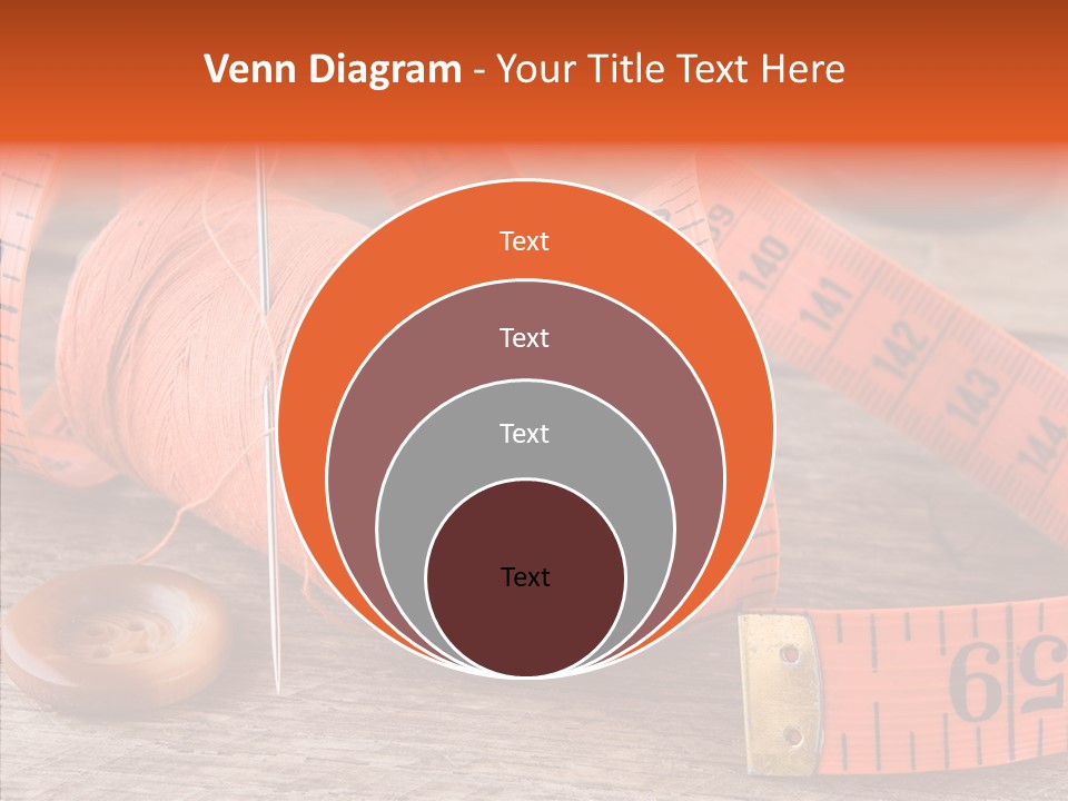 Vintage Old Button PowerPoint Template