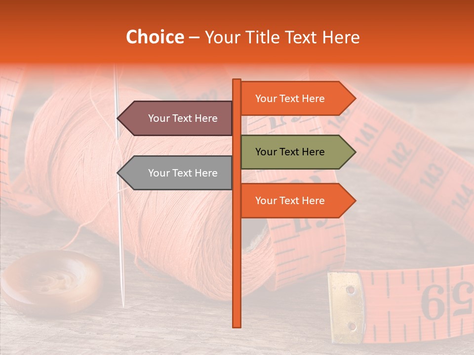Vintage Old Button PowerPoint Template