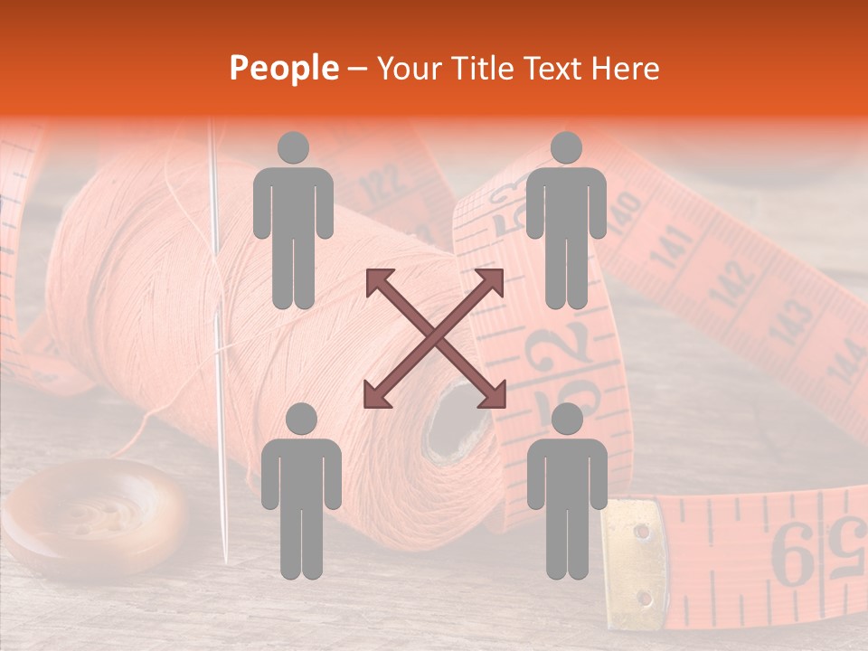 Vintage Old Button PowerPoint Template