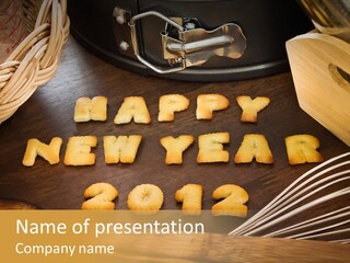 Era Happy New Year Snack PowerPoint Template