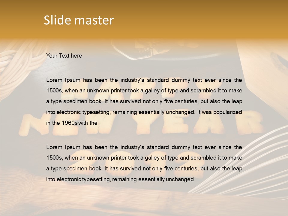 Era Happy New Year Snack PowerPoint Template