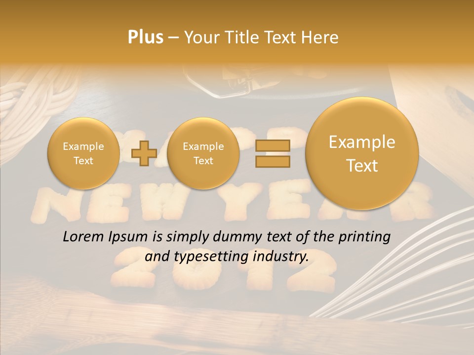 Era Happy New Year Snack PowerPoint Template
