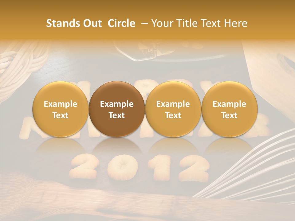 Era Happy New Year Snack PowerPoint Template