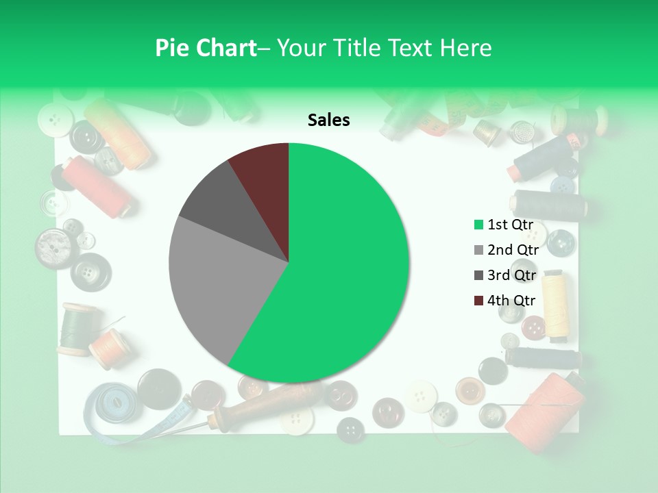 Seamstress Sewing Needle PowerPoint Template