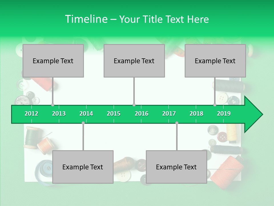 Seamstress Sewing Needle PowerPoint Template