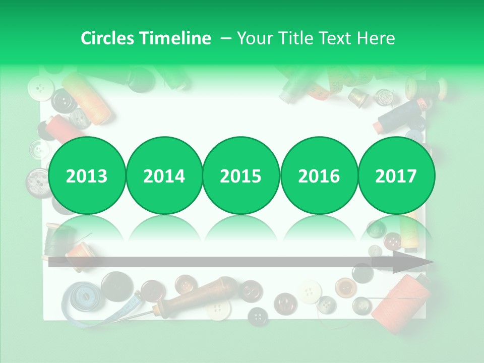 Seamstress Sewing Needle PowerPoint Template