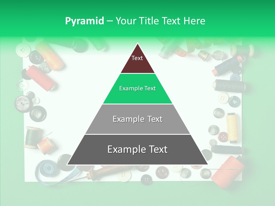 Seamstress Sewing Needle PowerPoint Template