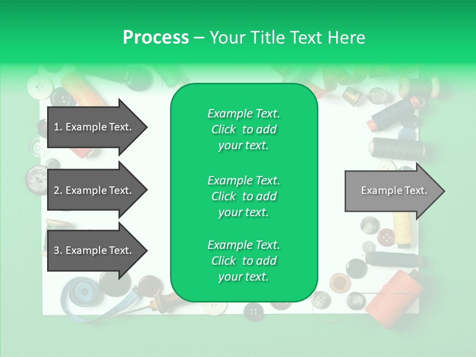 Seamstress Sewing Needle PowerPoint Template